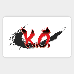 Street Fighter IV K.O. Logo Magnet